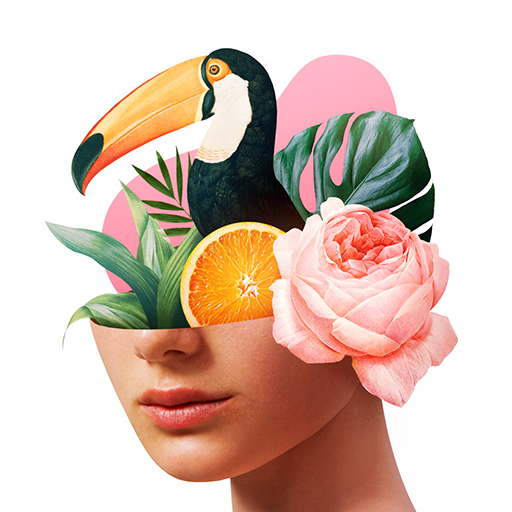 Арт коллаж. Редактор фото. Постер макер: Dada — иконка