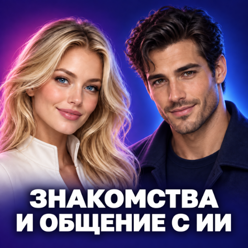Знакомства и общение с ИИ девушками и мужчинами — иконка