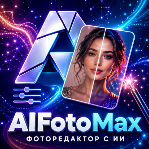 AIFotoMax — фоторедактор с ИИ — иконка