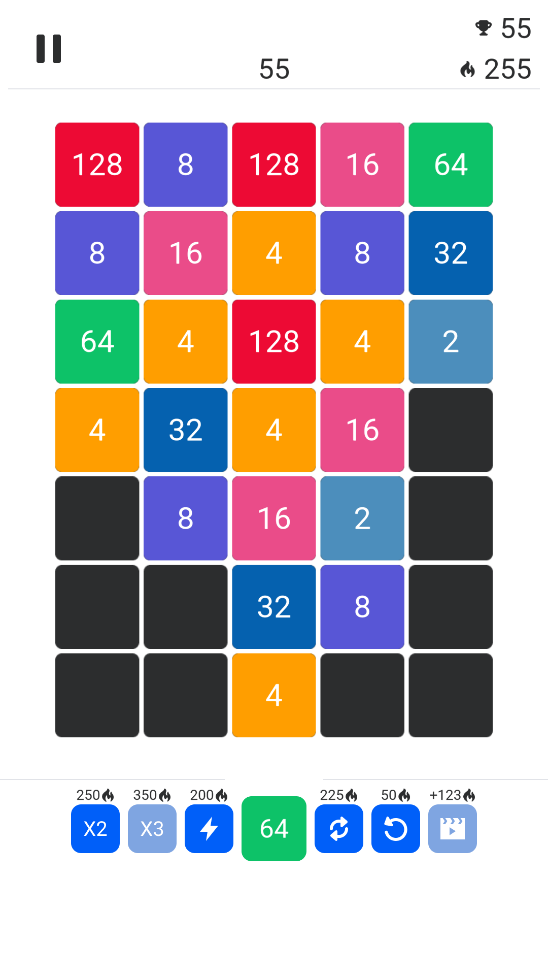 Merge Blocks - 2048 игра скачать бесплатно Головоломки на Android из  каталога RuStore от Прогрессивные технологии