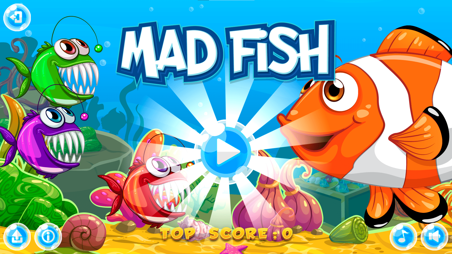 Mad Fish скачать бесплатно Детские на Android из каталога RuStore от  Шиповский Николай Иванович