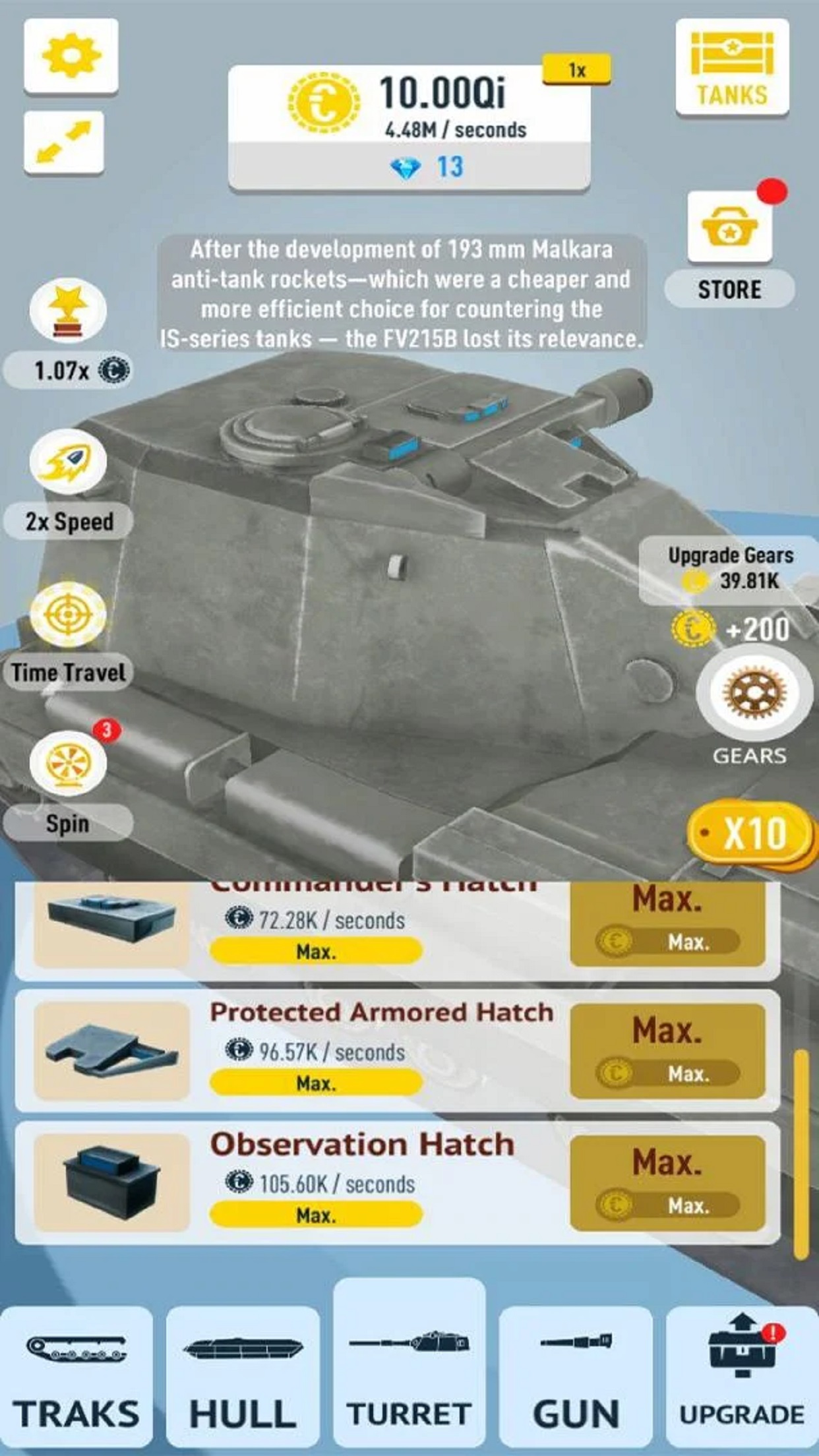 Idle Tanks 3D Game скачать бесплатно Симуляторы на Android из каталога  RuStore от Бруялов Андрей Николаевич