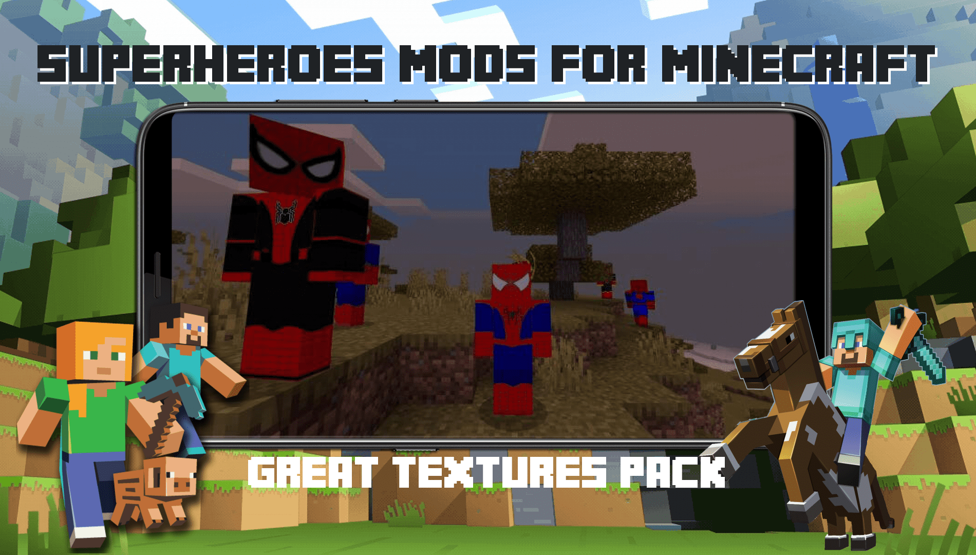 Superheroes mods for Minecraft скачать бесплатно Утилиты на Android из  каталога RuStore от Беллер Александр Александрович