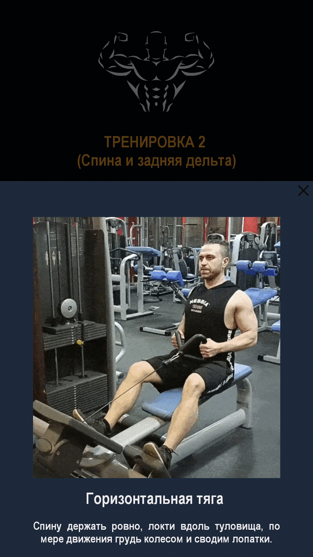 GYM PRO - Высокоэффективные программы тренировок скачать бесплатно Здоровье  на Android из каталога RuStore от Серебровский Владимир Андреевич