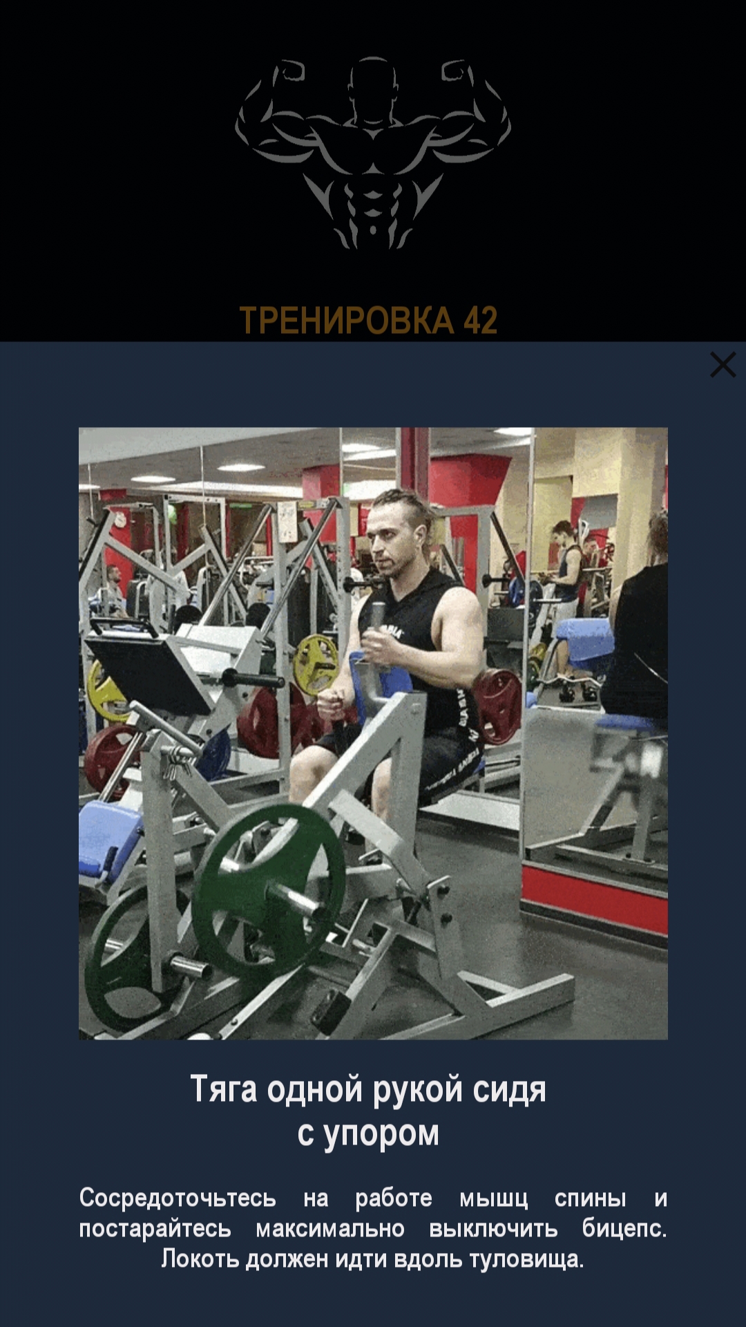 GYM PRO - Высокоэффективные программы тренировок скачать бесплатно Здоровье  на Android из каталога RuStore от Серебровский Владимир Андреевич