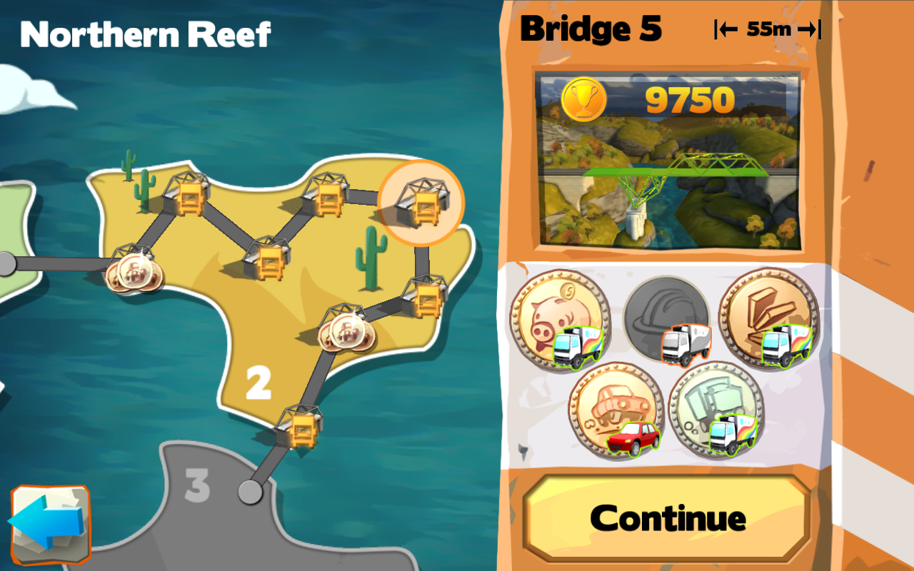 Bridge Constructor Playground скачать бесплатно Головоломки на Android из  каталога RuStore от Headup