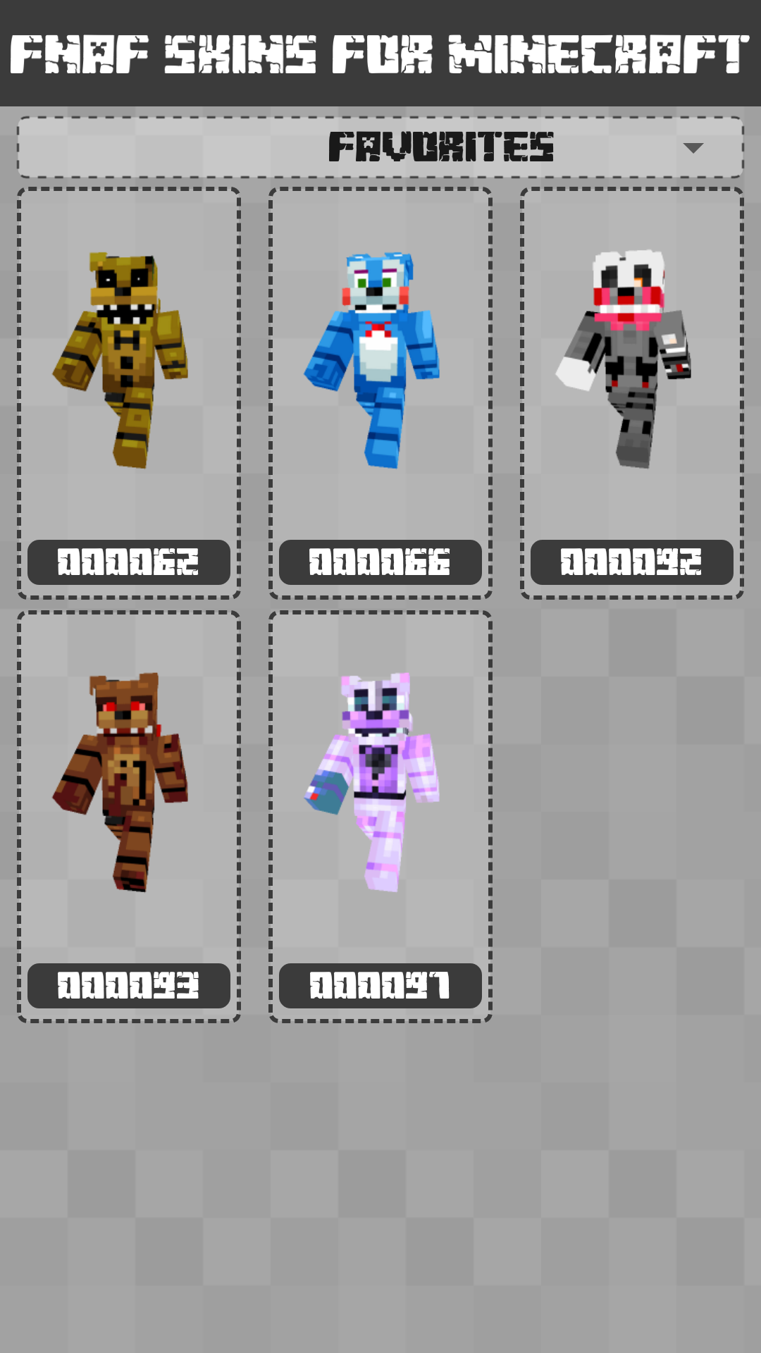 FNAF Skins for Minecraft PE скачать бесплатно Утилиты на Android из  каталога RuStore от KlimBo