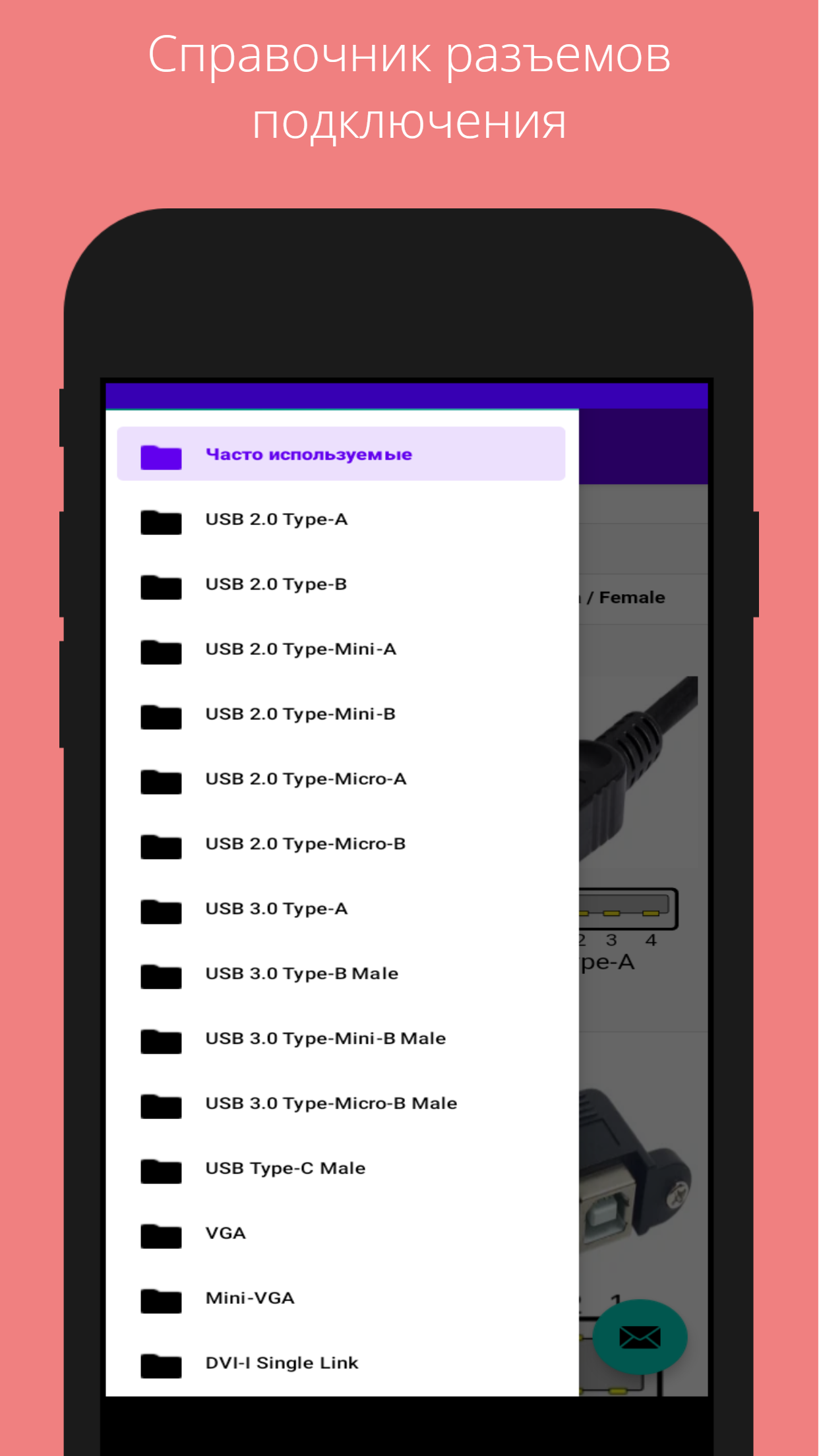 Справочник разъемов подключения скачать бесплатно Полезные инструменты на  Android из каталога RuStore от Орлов Сергей Алексеевич