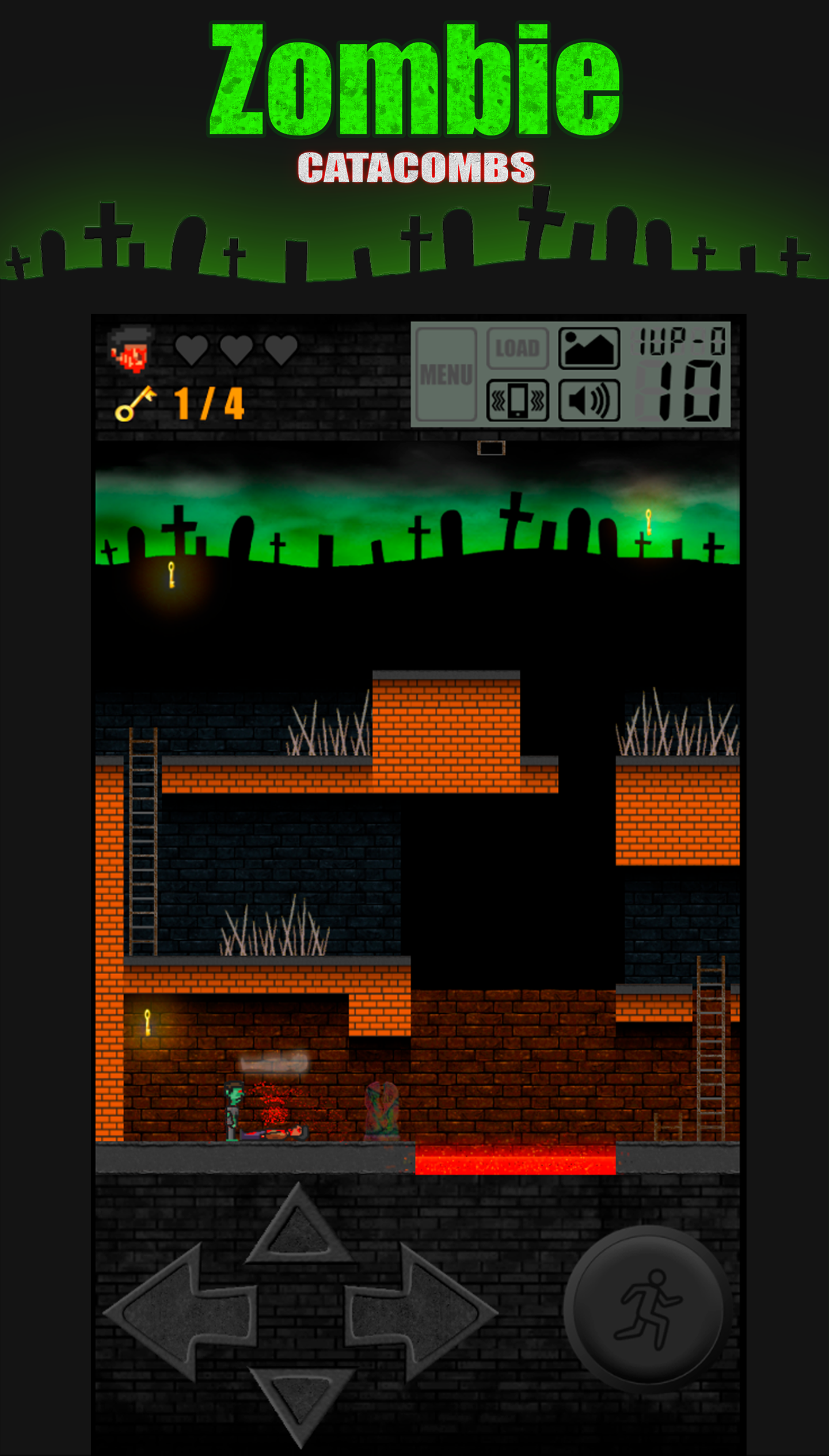 Zombie Catacombs скачать бесплатно Аркады на Android из каталога RuStore от  games by gzoolooz