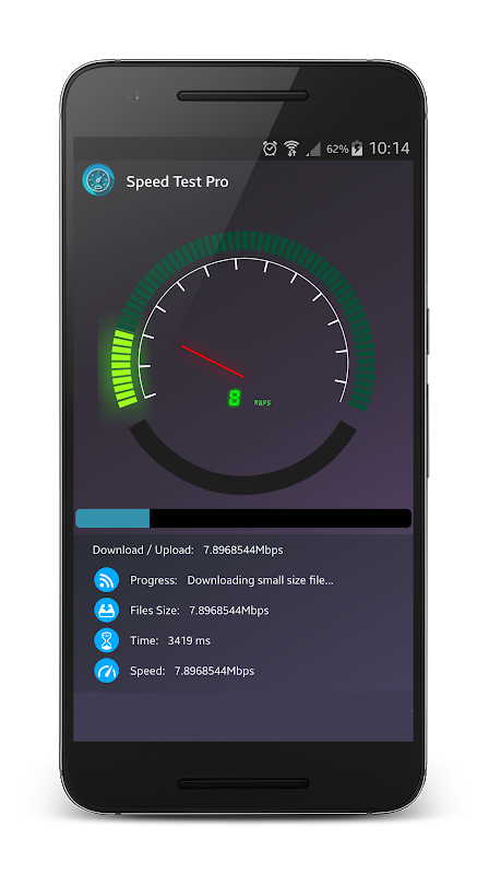 Скачать Speed Test Pro для Android версия 1.0.7.7