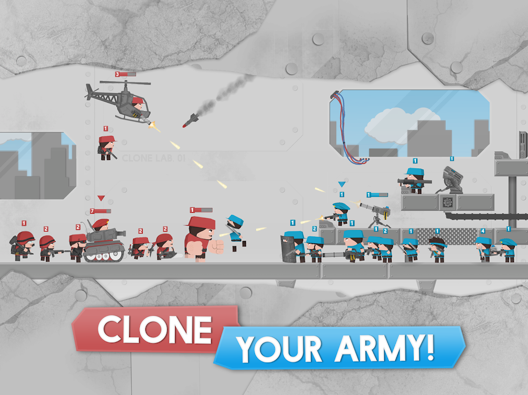 Clone Armies: Tactical Army Game скачать бесплатно Стратегии на Android из  каталога RuStore от ElQube Tech