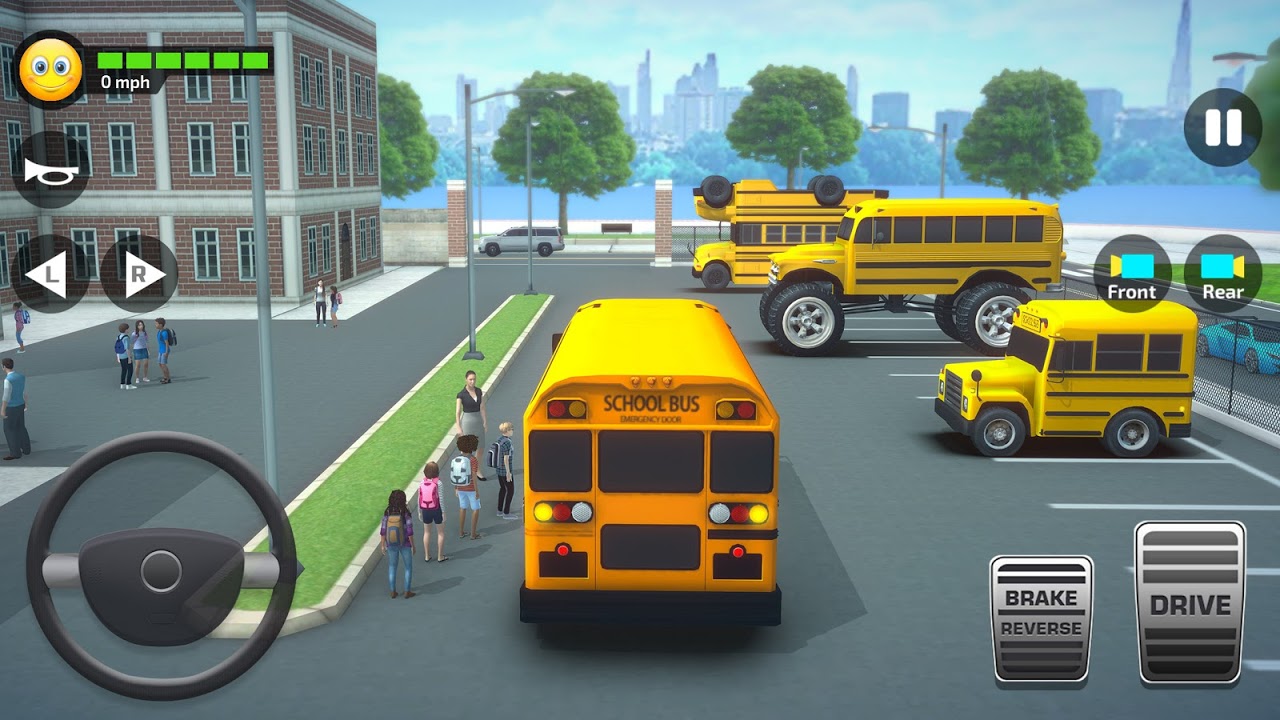 Super High School Bus Driving Simulator 3D - 2021 скачать бесплатно  Симуляторы на Android из каталога RuStore от Games2win.com