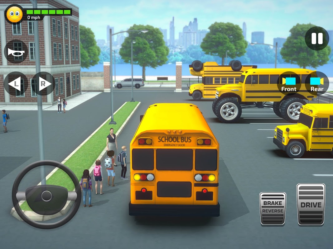 Super High School Bus Driving Simulator 3D - 2021 скачать бесплатно  Симуляторы на Android из каталога RuStore от Games2win.com