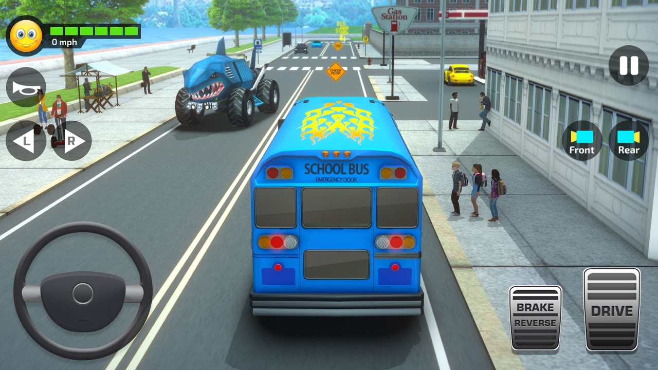 Super High School Bus Driving Simulator 3D - 2021 скачать бесплатно  Симуляторы на Android из каталога RuStore от Games2win.com