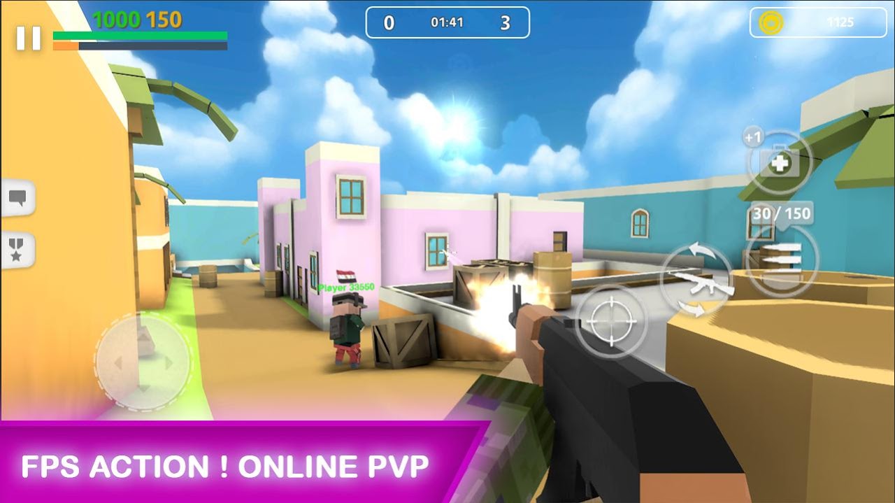 Block Gun: FPS PvP War - Online Gun Shooting Games скачать бесплатно Экшен  на Android из каталога RuStore от Hazmob