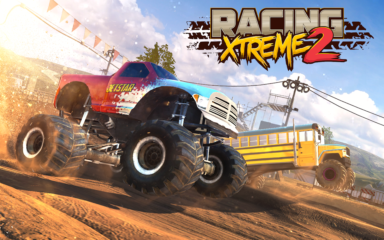 Racing Xtreme 2: Top Monster Truck & Offroad Fun скачать бесплатно Гоночные  на Android из каталога RuStore от T-Bull S A