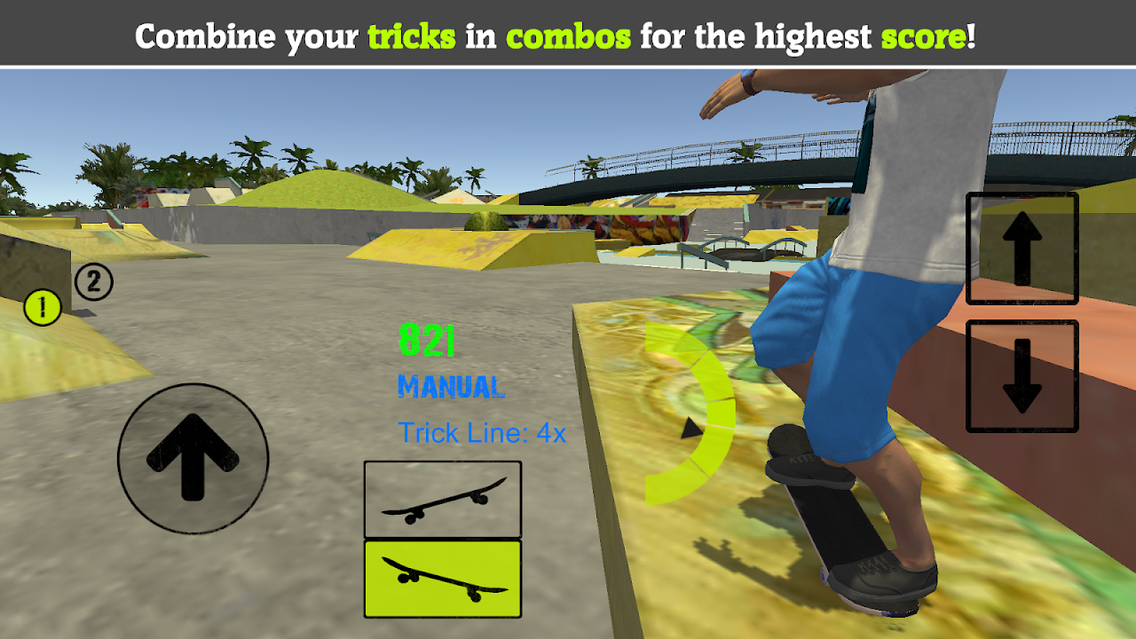 Skateboard FE3D 2 - Freestyle Extreme 3D скачать бесплатно Симуляторы на  Android из каталога RuStore от EnJen Games