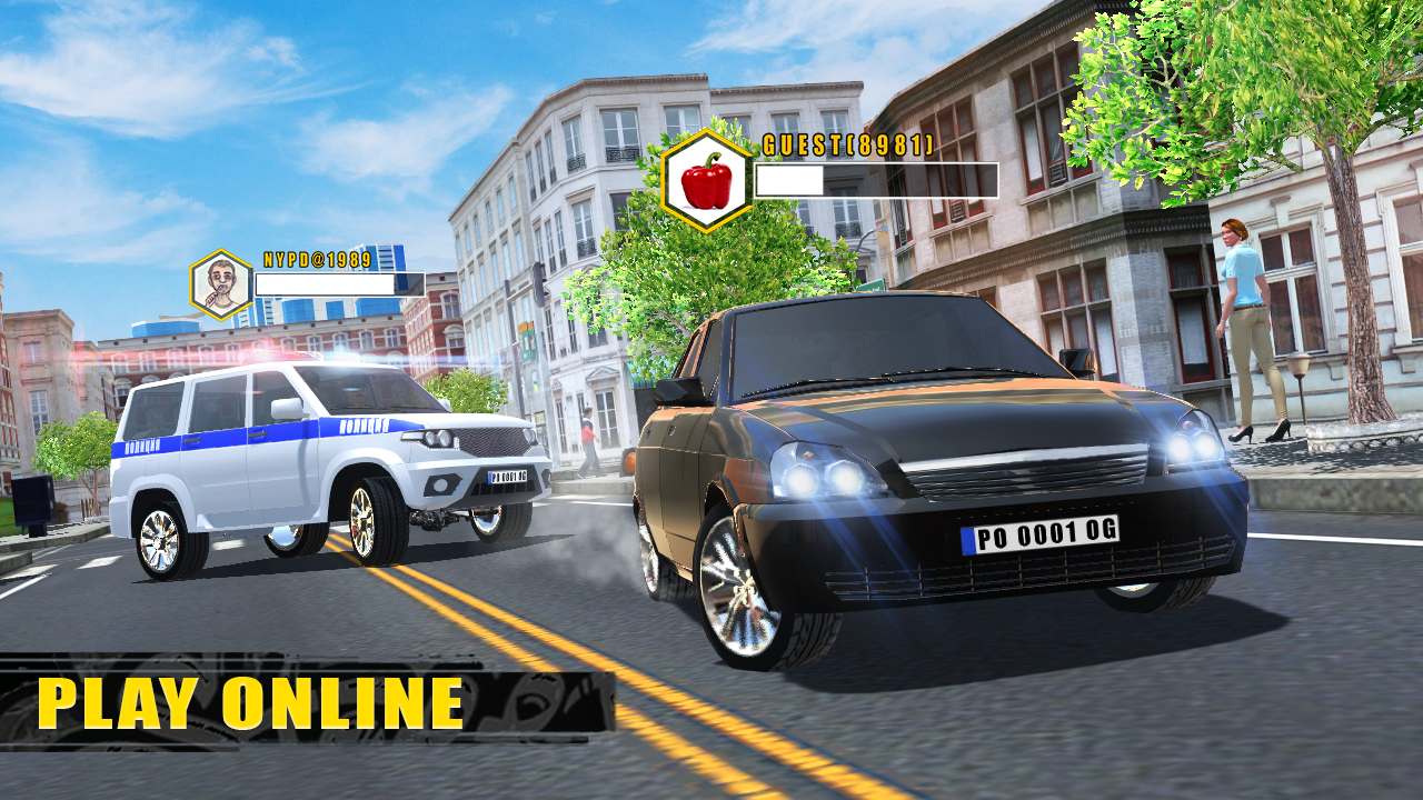 Police VS Gangsters скачать бесплатно Гоночные на Android из каталога  RuStore от OppanaGames FZC LLC