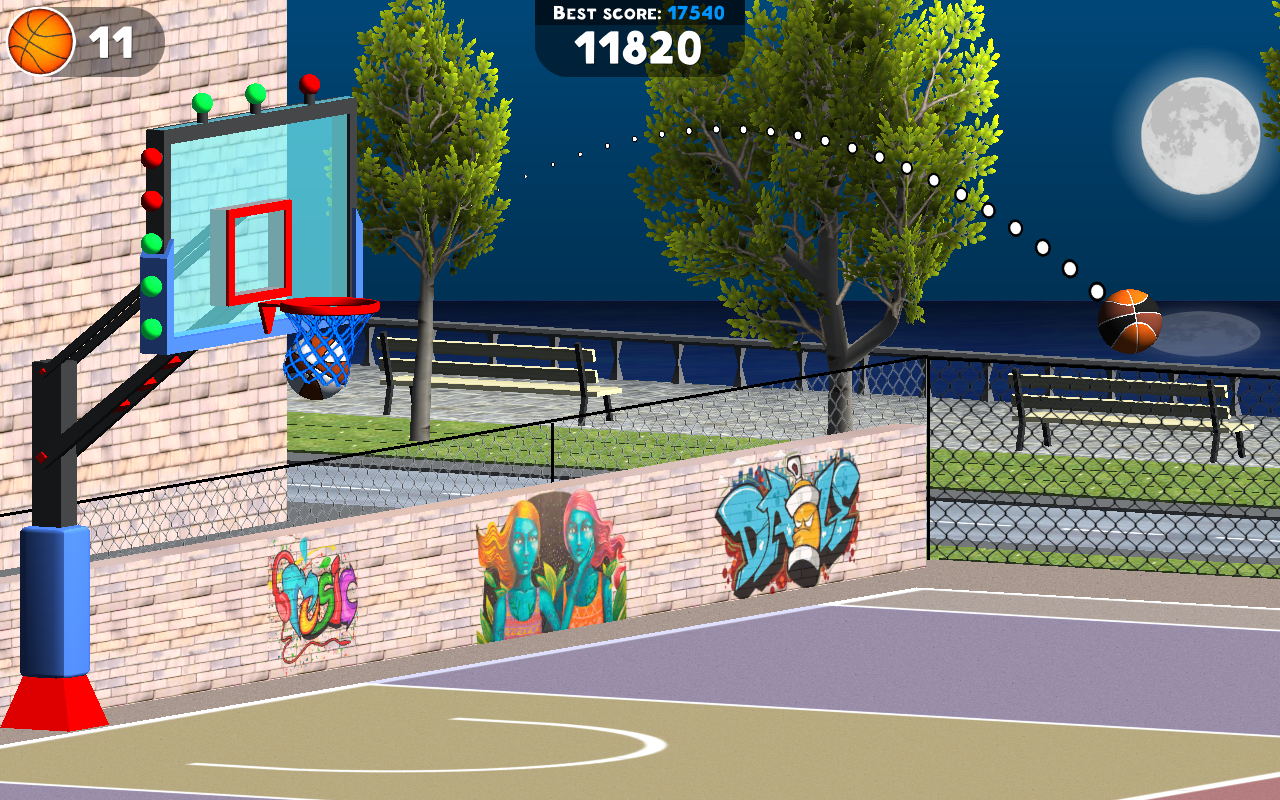 Basketball Sniper Shot скачать бесплатно Симуляторы на Android из каталога  RuStore от Joongly games