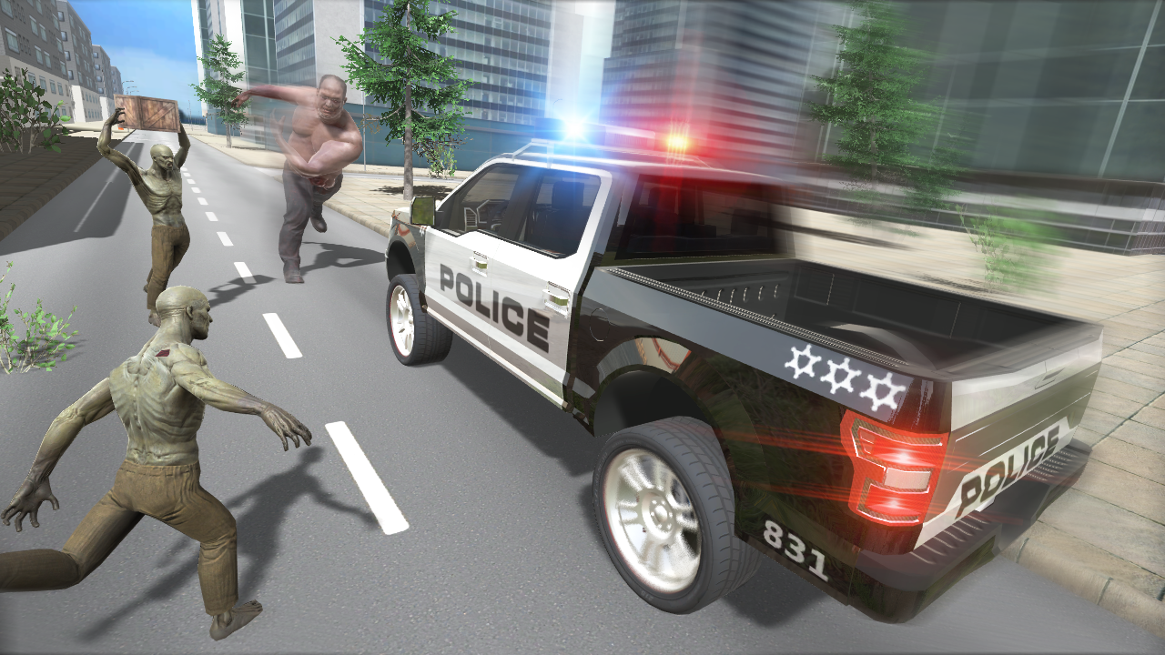 Police vs Zombie - Action games скачать бесплатно Стратегии на Android из  каталога RuStore от OppanaGames FZC LLC