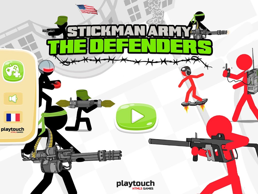 Stickman Army : The Defenders скачать бесплатно Симуляторы на Android из  каталога RuStore от PLAYTOUCH