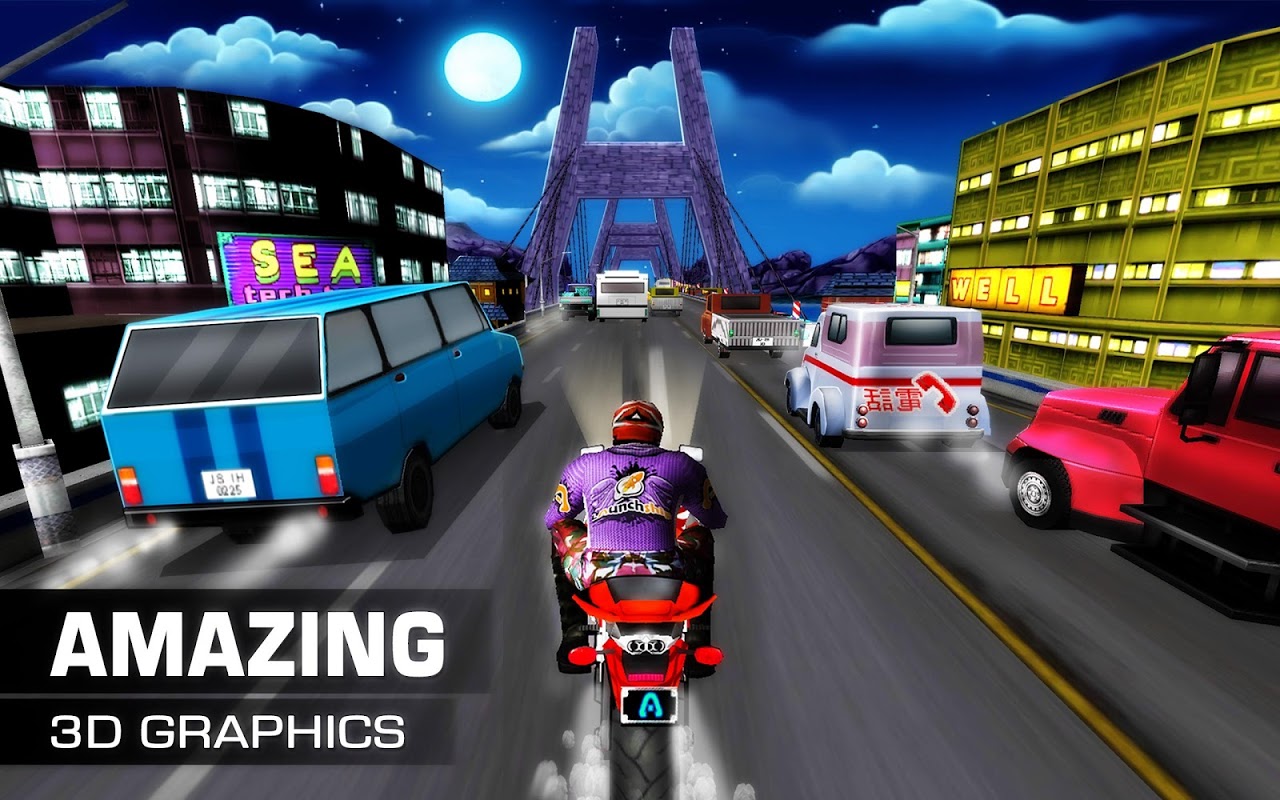 Moto Traffic Rider 3D скачать бесплатно Гоночные на Android из каталога  RuStore от launchshipstudios