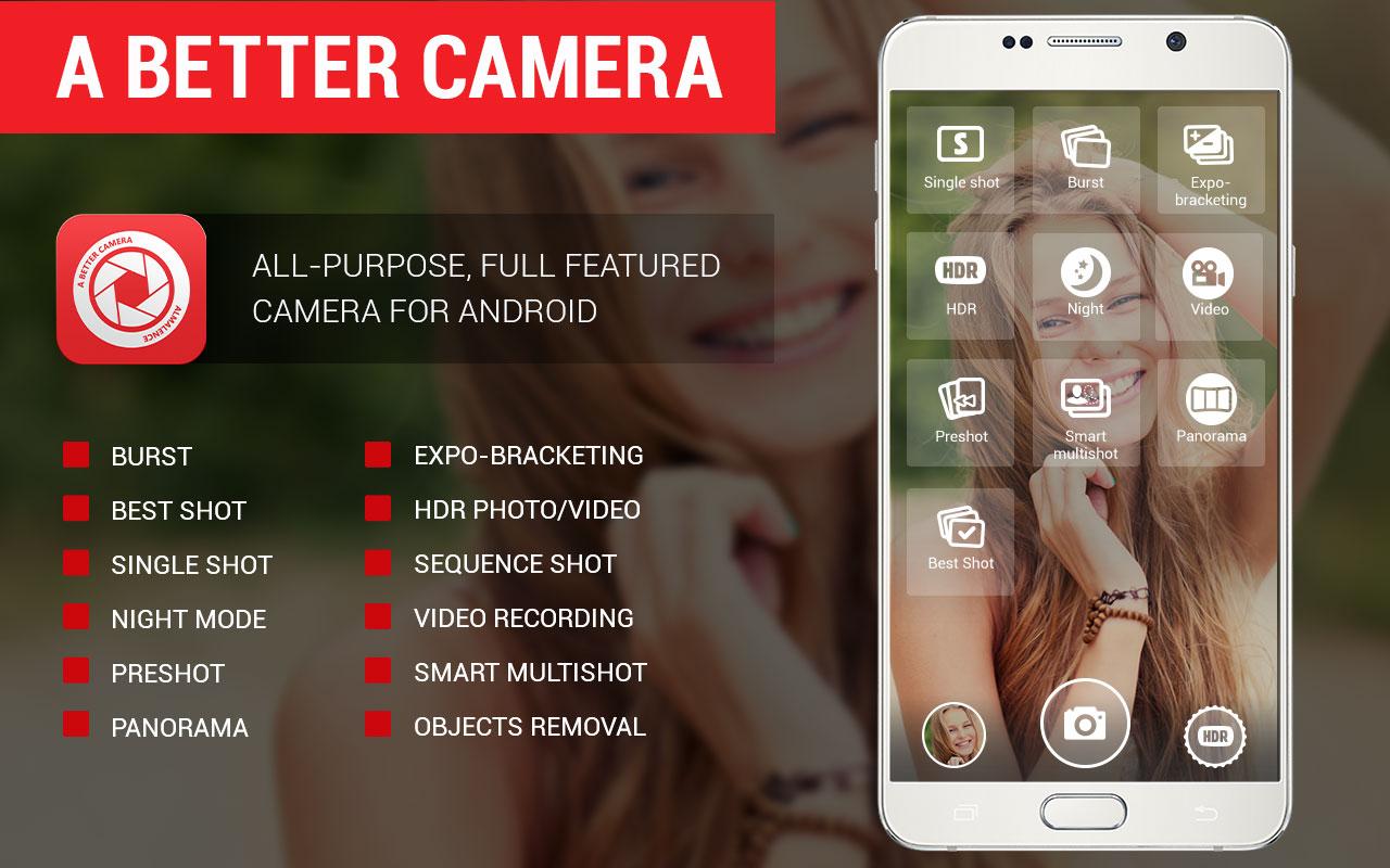 A Better Camera скачать бесплатно Полезные инструменты на Android из  каталога RuStore от almalence