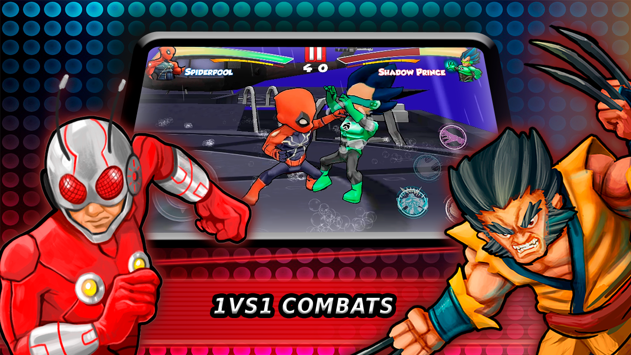 Superheroes Fighting Games Shadow Battle скачать бесплатно Стратегии на  Android из каталога RuStore от THREE GOLDEN MONKEYS LAB