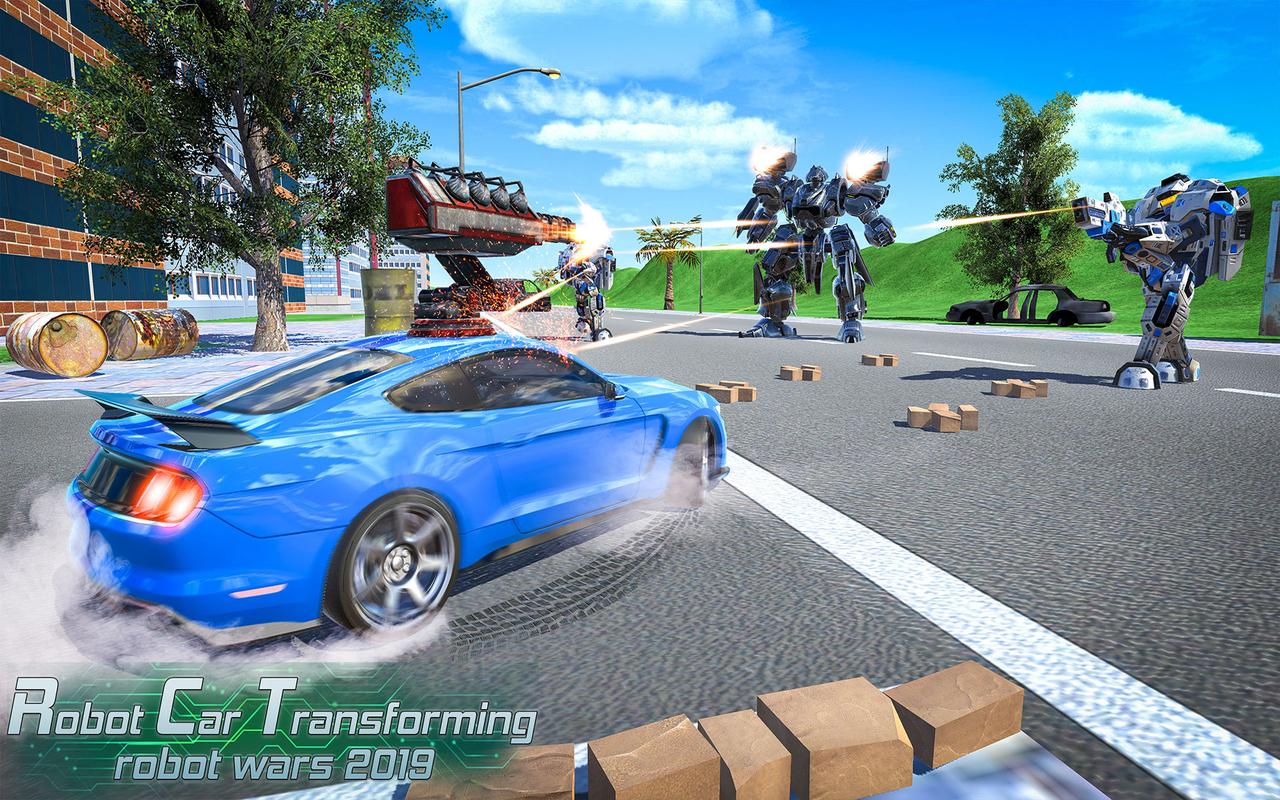 Robot Car Transformation: Robot Shooting Game скачать бесплатно Стратегии  на Android из каталога RuStore от ichoota