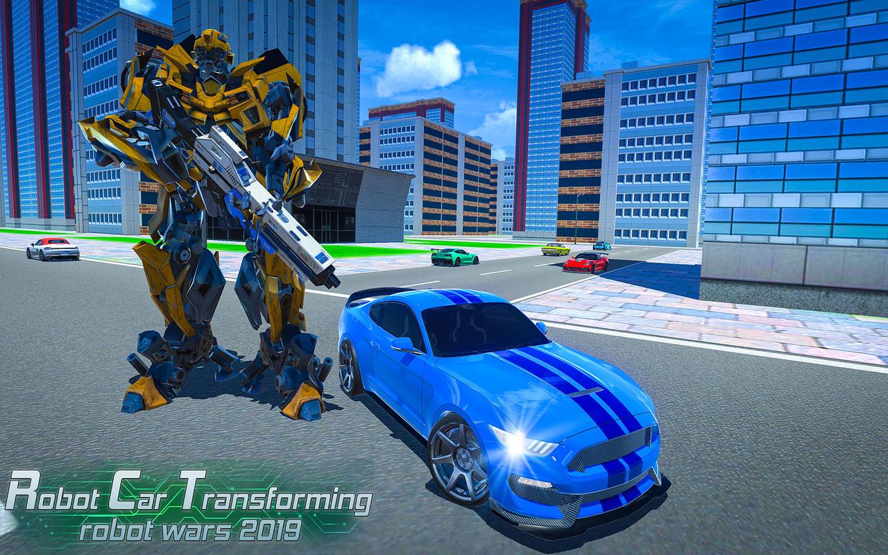 Robot Car Transformation: Robot Shooting Game скачать бесплатно Стратегии  на Android из каталога RuStore от ichoota