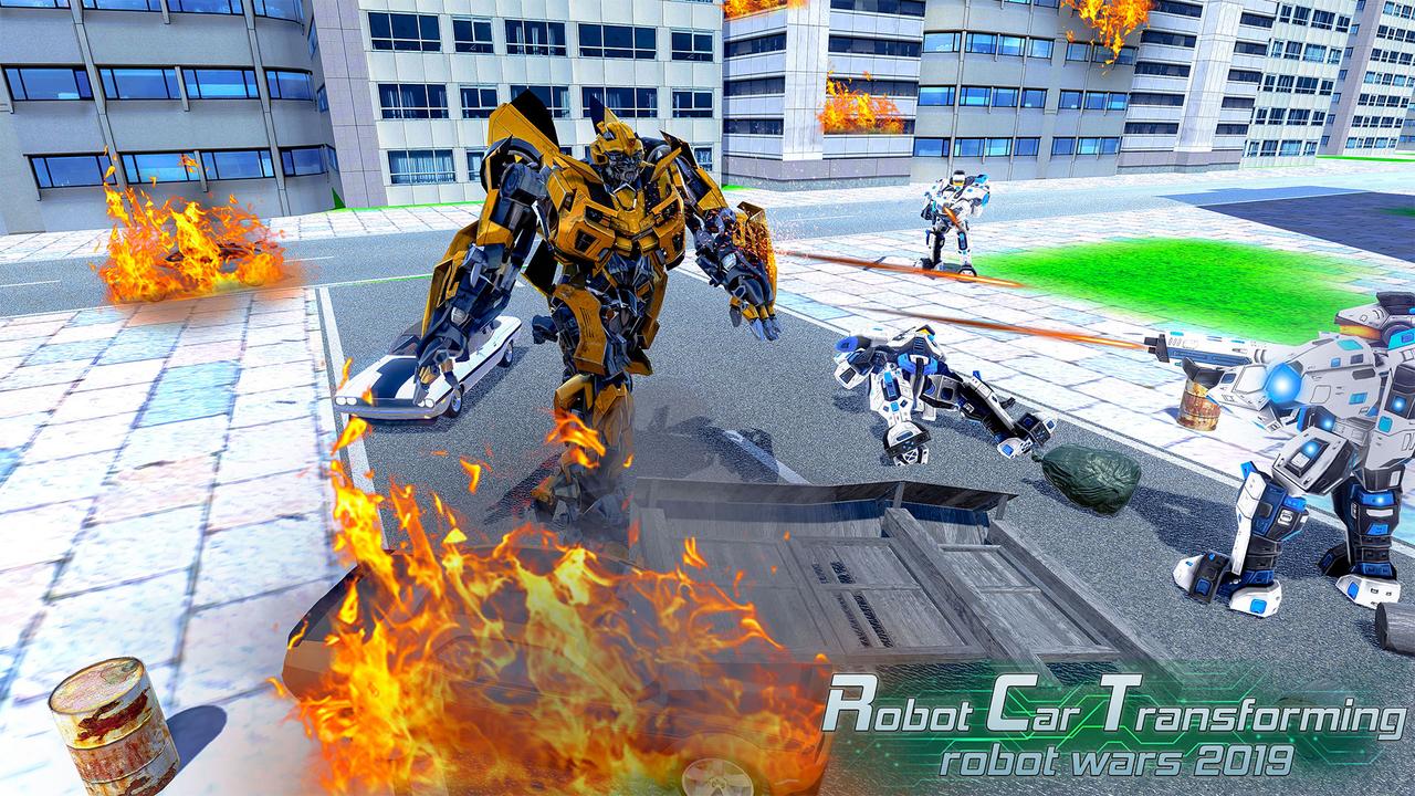 Robot Car Transformation: Robot Shooting Game скачать бесплатно Стратегии  на Android из каталога RuStore от ichoota