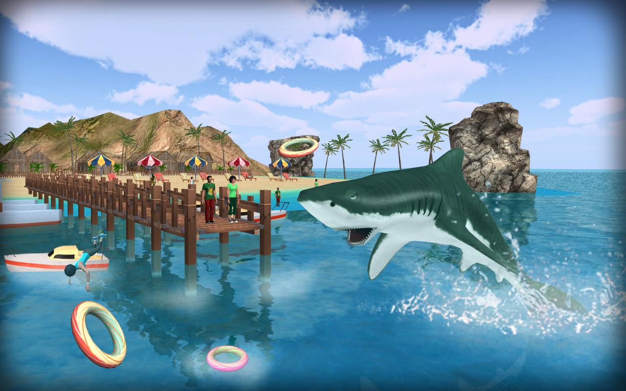 Shark Attack Wild Simulator скачать бесплатно Симуляторы на Android из  каталога RuStore от BigCode Games