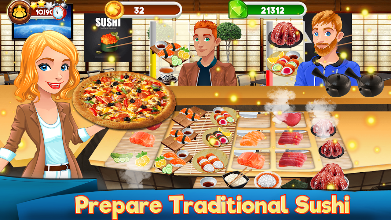 Chef Kitchen Cook - Restaurant Cooking Games Food скачать бесплатно  Полезные инструменты на Android из каталога RuStore от Meow Studios