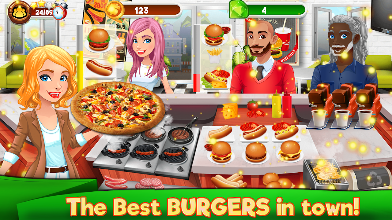 Chef Kitchen Cook - Restaurant Cooking Games Food скачать бесплатно  Полезные инструменты на Android из каталога RuStore от Meow Studios