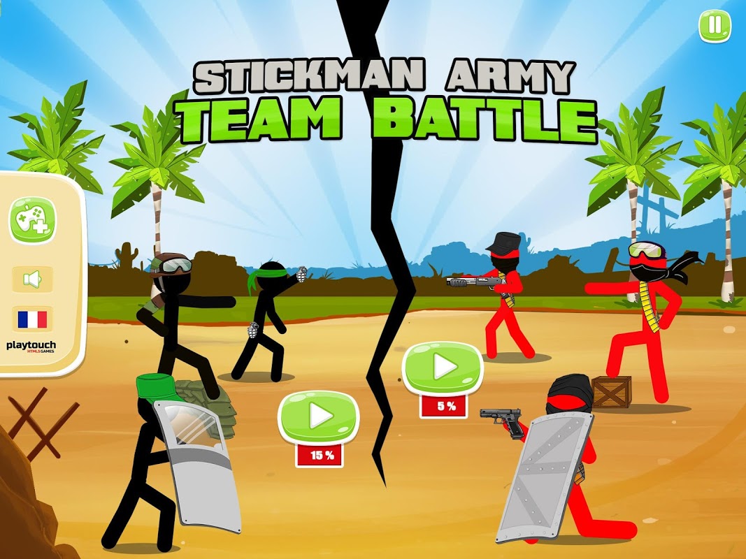 Stickman Army : Team Battle скачать бесплатно Стратегии на Android из  каталога RuStore от PLAYTOUCH