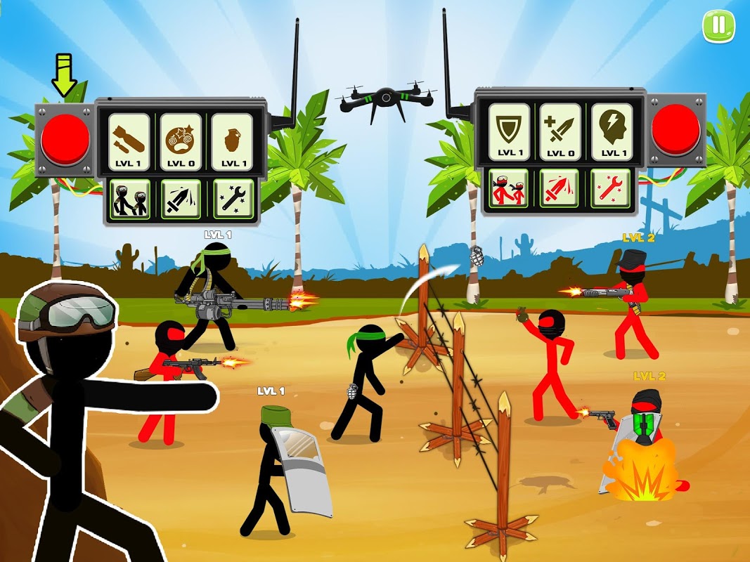 Stickman Army : Team Battle скачать бесплатно Стратегии на Android из  каталога RuStore от PLAYTOUCH