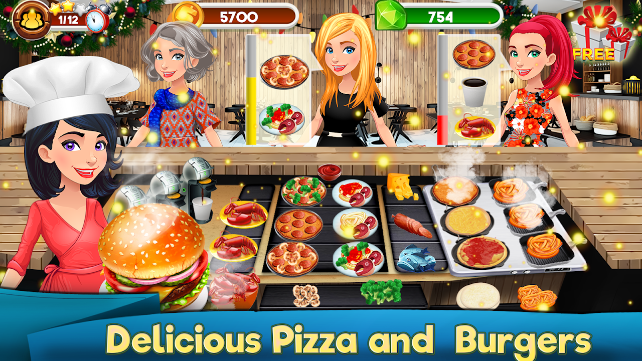 Cooking Games Restaurant Burger Chef Pizza Sushi скачать бесплатно  Симуляторы на Android из каталога RuStore от Meow Studios