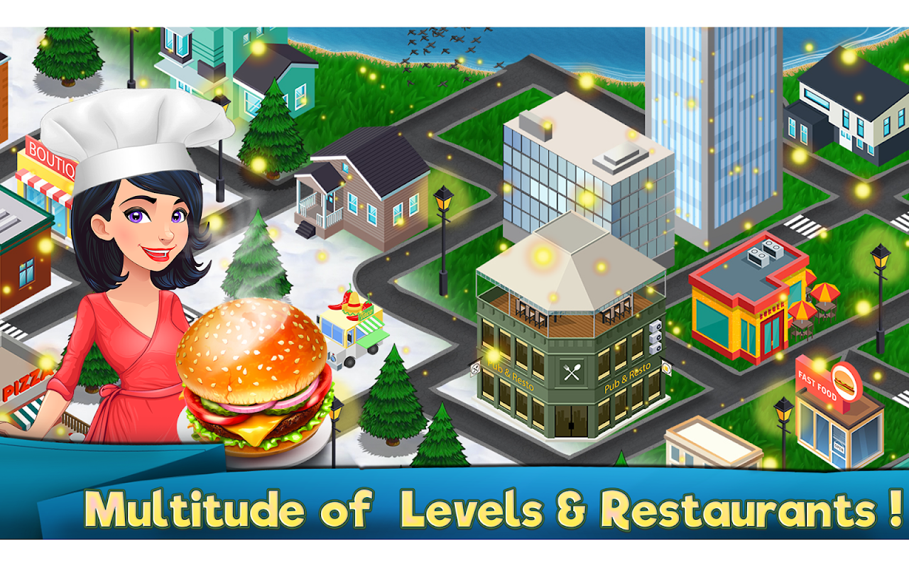 Cooking Games Restaurant Burger Chef Pizza Sushi скачать бесплатно  Симуляторы на Android из каталога RuStore от Meow Studios