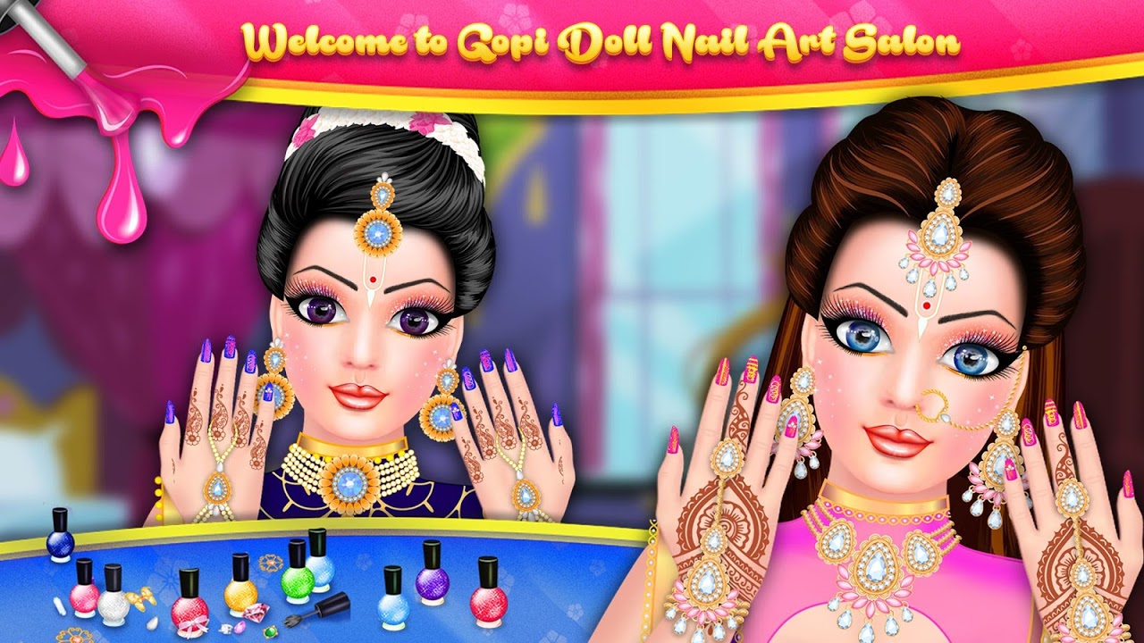 Gopi Doll - Fashion Nail Art Salon скачать бесплатно Симуляторы на Android  из каталога RuStore от SNK IT Solutions