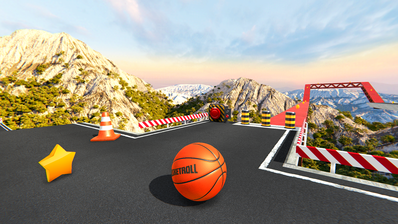 BasketRoll: Rolling Ball Game скачать бесплатно Аркады на Android из  каталога RuStore от Sergey Basko