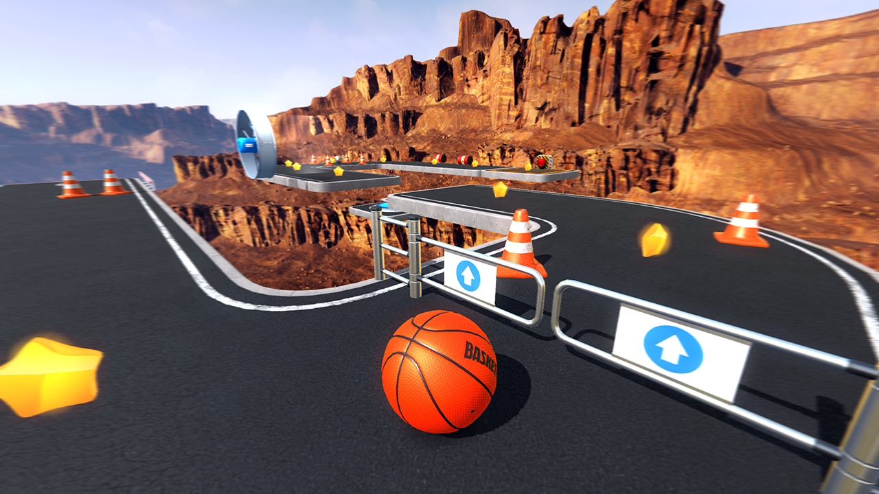 BasketRoll: Rolling Ball Game скачать бесплатно Аркады на Android из  каталога RuStore от Sergey Basko