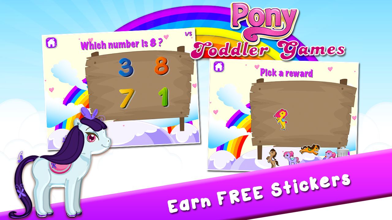 Pony Games for Toddlers скачать бесплатно Детские на Android из каталога  RuStore от Family Play ltd