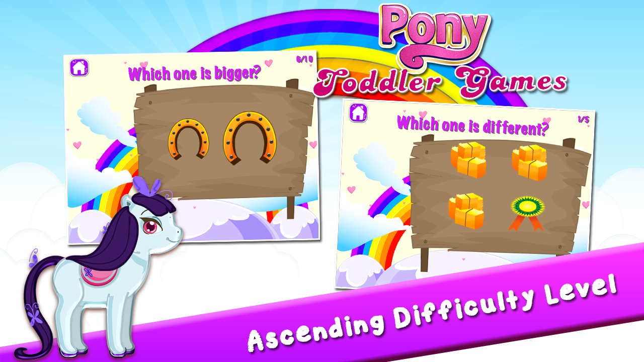 Pony Games for Toddlers скачать бесплатно Детские на Android из каталога  RuStore от Family Play ltd