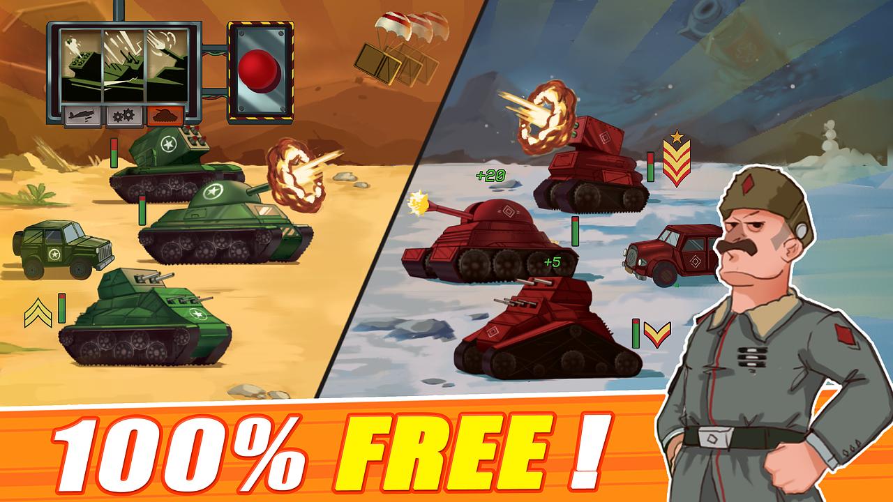 Tank Battle : War Commander скачать бесплатно Экшен на Android из каталога  RuStore от PLAYTOUCH