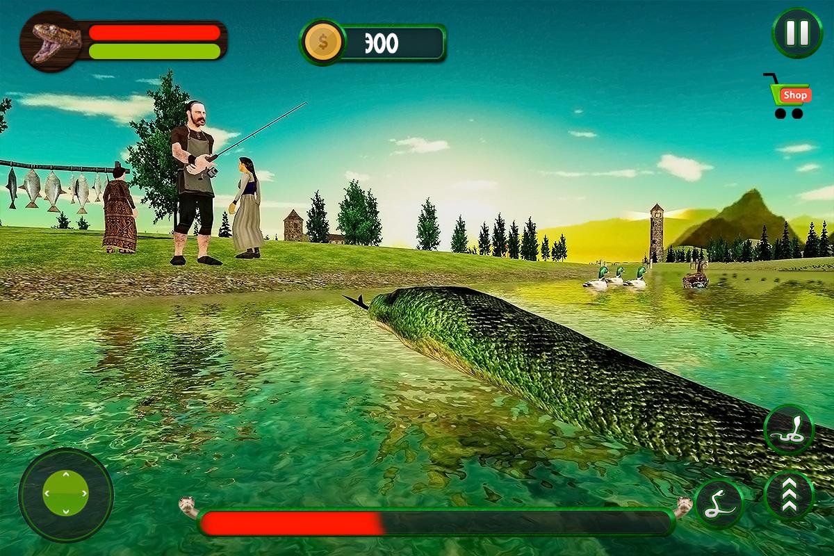 Angry Anaconda Snake Simulator: RPG Action Game скачать бесплатно Симуляторы  на Android из каталога RuStore от abdul jabbar