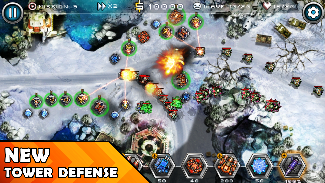 Tower Defense Zone 2 скачать бесплатно Стратегии на Android из каталога  RuStore от xuannguyen92