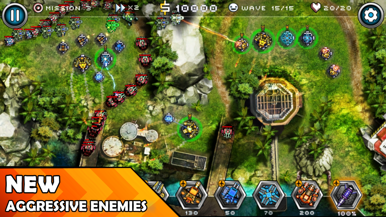 Tower Defense Zone 2 скачать бесплатно Стратегии на Android из каталога  RuStore от xuannguyen92