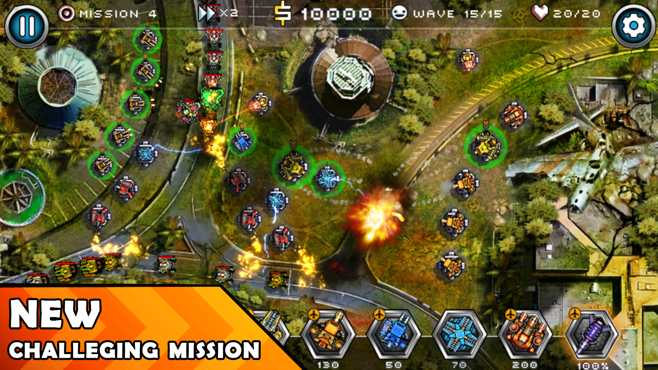 Tower Defense Zone 2 скачать бесплатно Стратегии на Android из каталога  RuStore от xuannguyen92