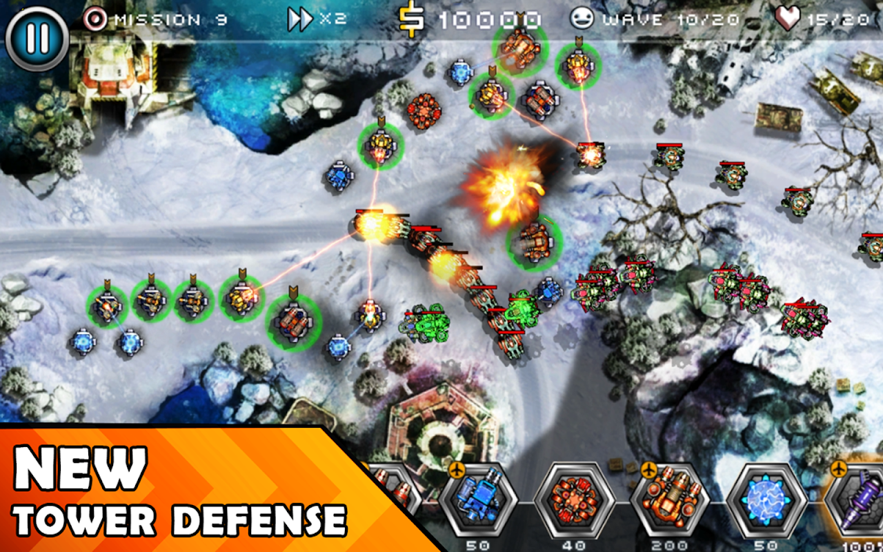 Tower Defense Zone 2 скачать бесплатно Стратегии на Android из каталога  RuStore от xuannguyen92