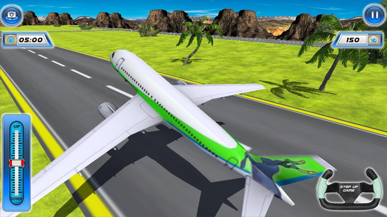 Airplane 3D Fly Sim – City Flight Adventure Games скачать бесплатно  Симуляторы на Android из каталога RuStore от Step Up Game Studios